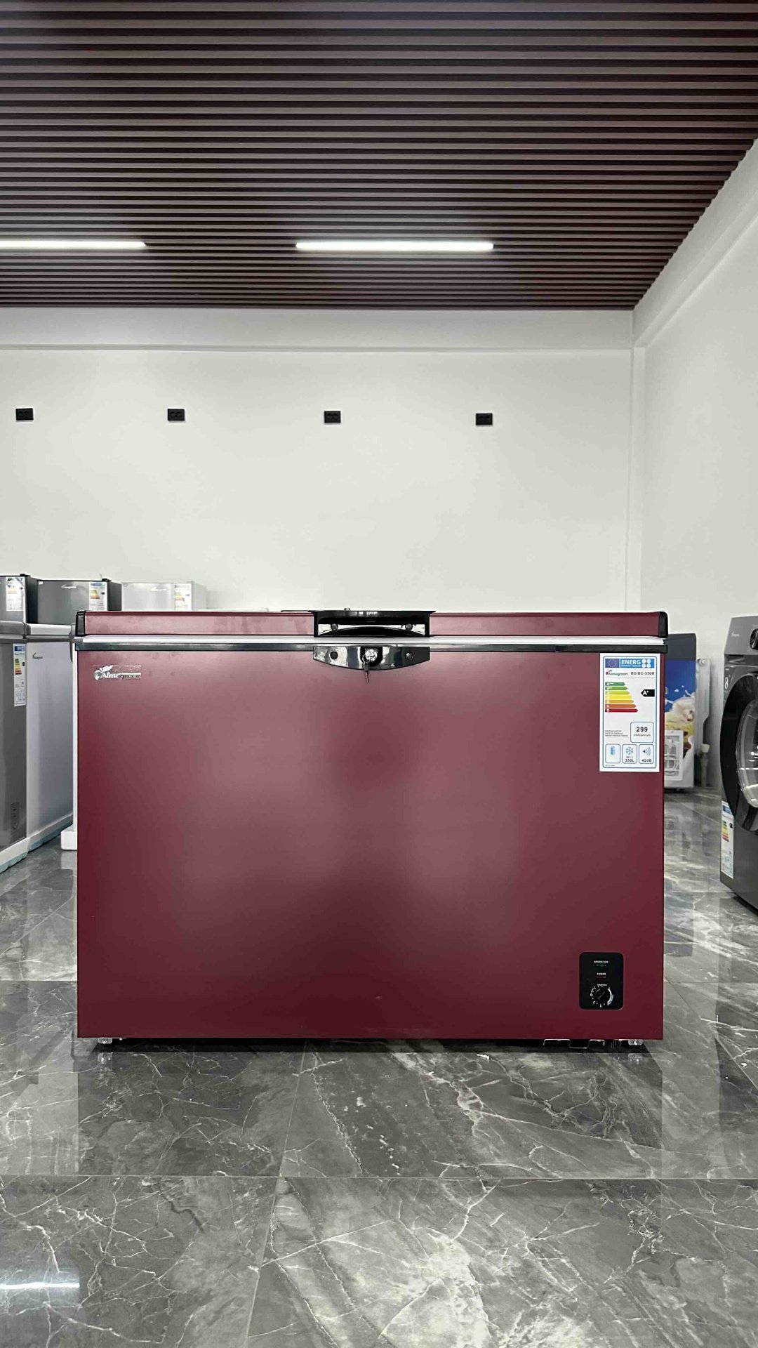 Морозильник Almagreen BD/BC-350R 350 л бордовый купить,NaN