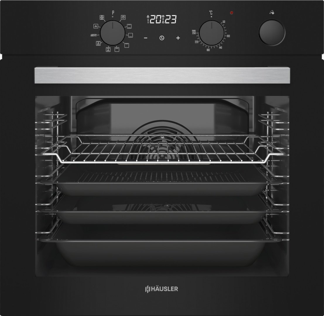 Духовой шкаф HAUSLER HS-TRSBLGFAF9 черный купить,NaN