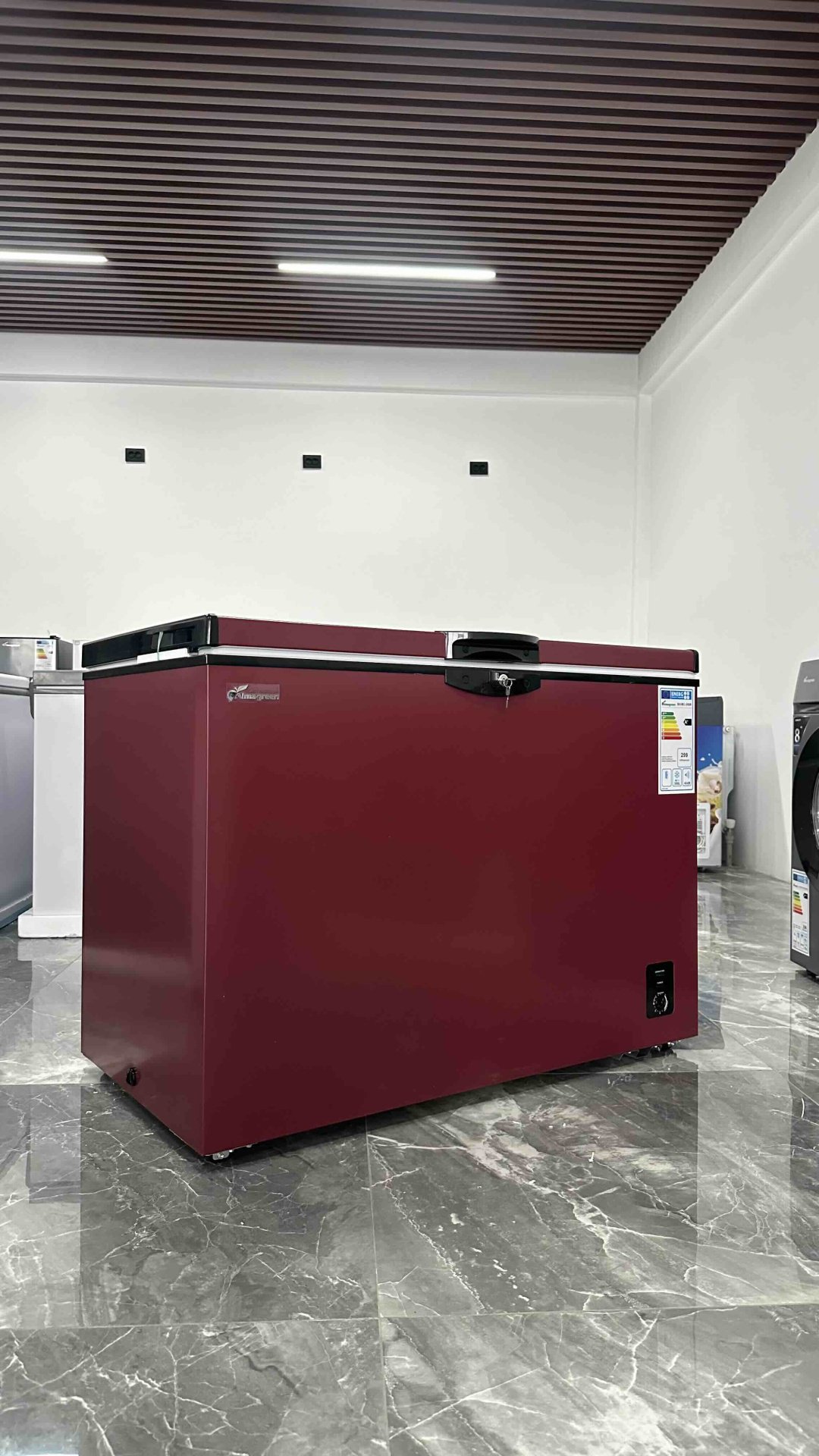 Морозильник Almagreen BD/BC-350R 350 л бордовый купить,NaN