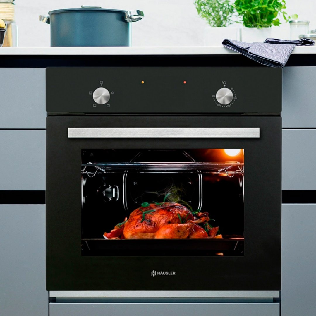 Духовой шкаф HAUSLER HLS-BI67BL4M черный купить,NaN