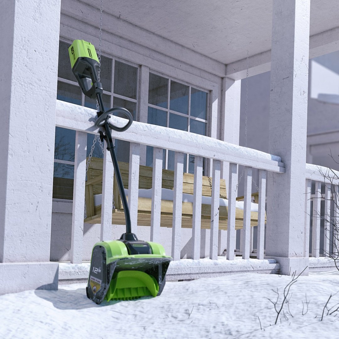 Снегоуборочная машина Greenworks GD60SS, 60V, 30 см, , без АКБ и ЗУ (2602607) купить,123490