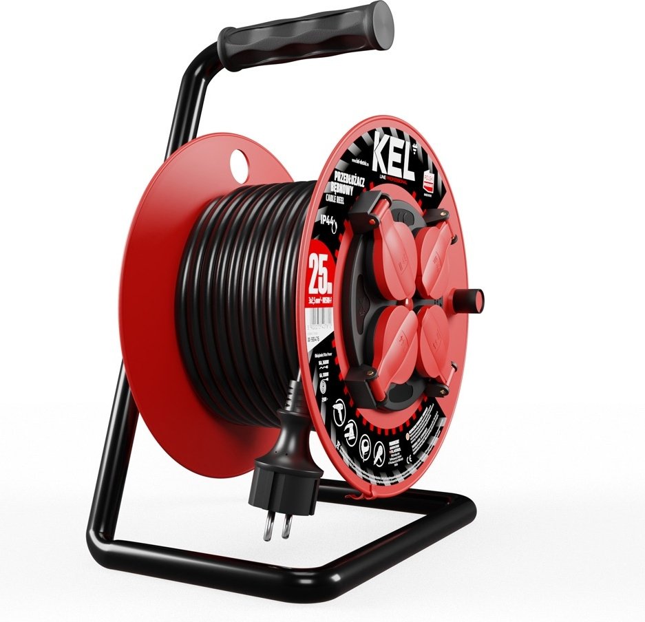 Удлинитель на катушке Kel W-98476, 25 м