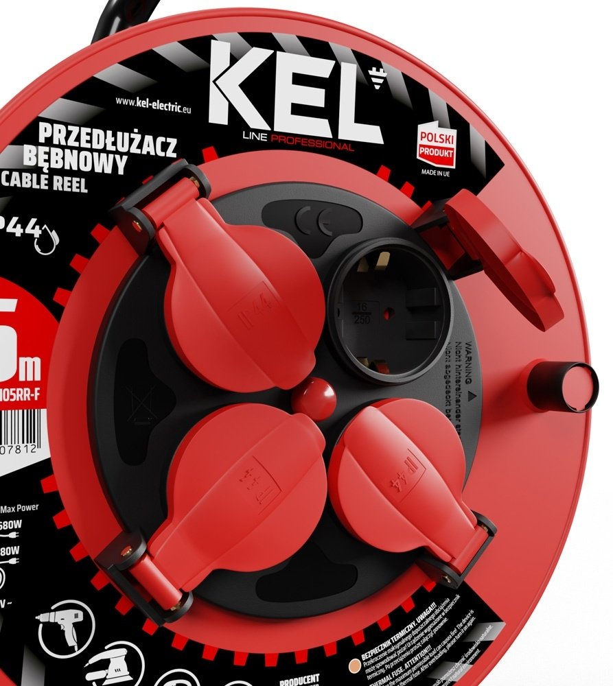 Удлинитель на катушке Kel W-98476, 25 м