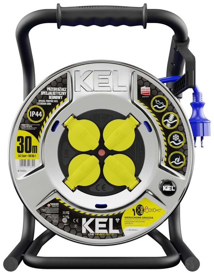 Удлинитель на катушке Kel W-99455 30 м