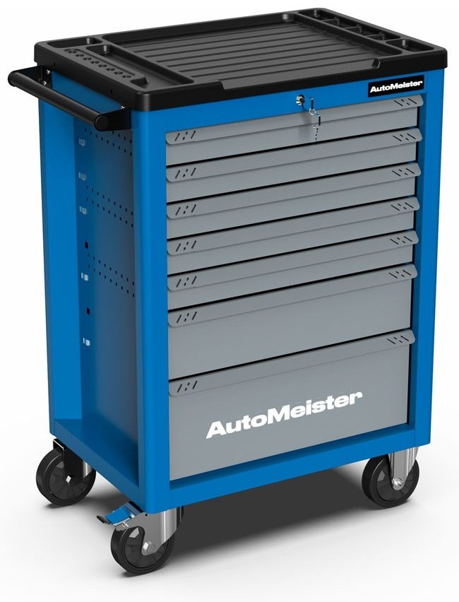 AutoMeister тележка TM67N-229 + набор инструмента 229шт. (76.6х46.5х95.8 см) купить,NaN