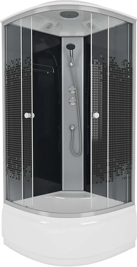 Душевая кабина Niagara NG-7507-14BLACK 80х80х215см