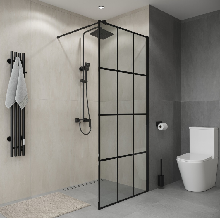 Душевая перегородка Niagara Eco NG-552-70BLACK 70х190см купить,89351