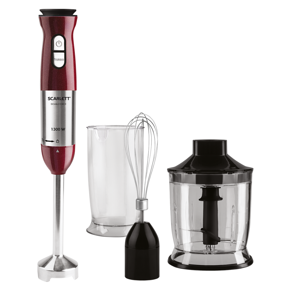 Блендер Scarlett SC-HB42F54 бордовый купить,NaN