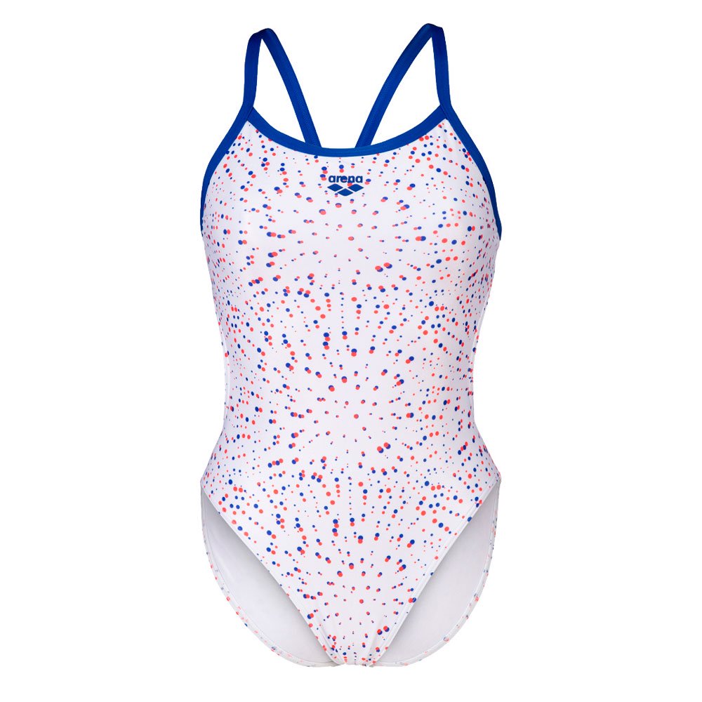 Купальник Arena Fireworks 005931710 бело-синий 32