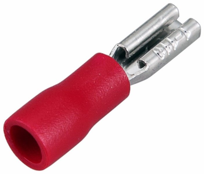 Наконечник Клемма плоская изолированная РПи-м 1.5-(2.8)/РпИм 1,25-250 гнездо 3.8 мм 0.5-1.5 мм², в упак. 100 шт.