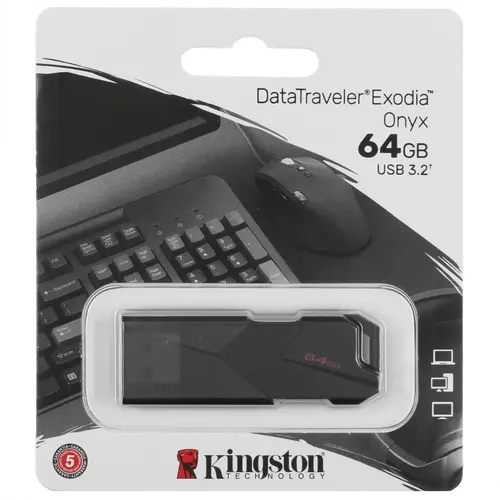 USB флэшка Kingston DataTraveler Exodia Onyx DTXON/64GB 64Gb Black купить,0