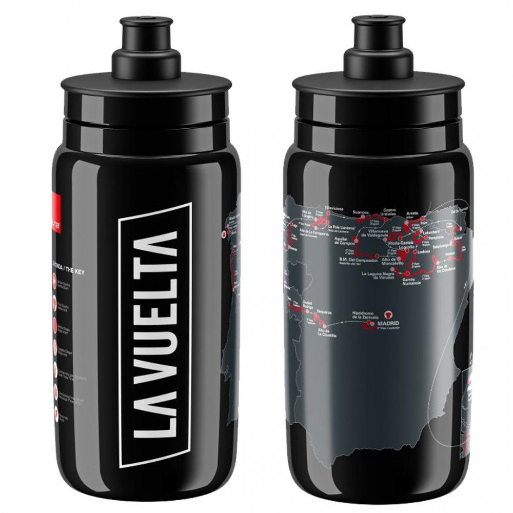 Бутылка для воды Elite Fly Vuelta MAP 01604415 550мл черная купить,NaN