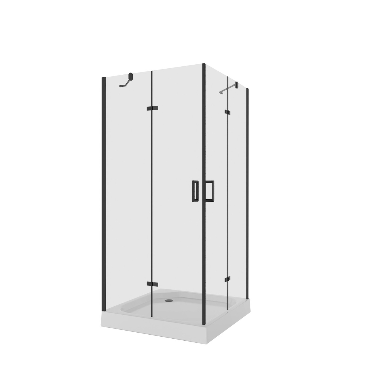 Душевое ограждение Niagara Nova NG-6813-08ВLACK 90х90х195см купить,NaN