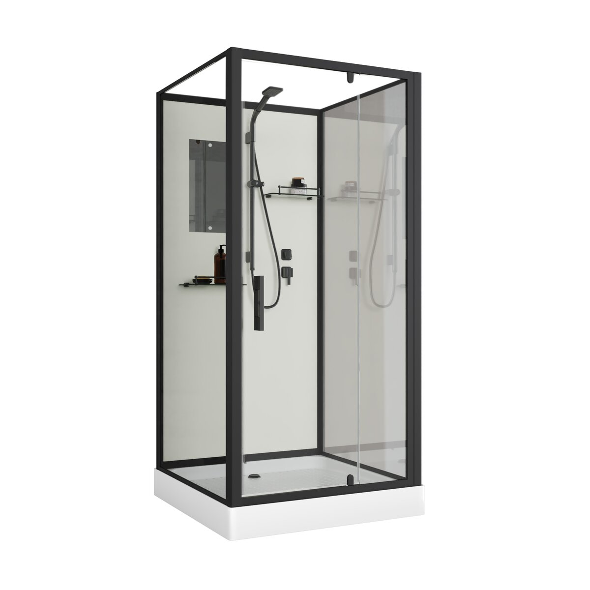 Душевая кабина Niagara Standart ST90/15Q/BL/BK 90х90х200см купить,NaN