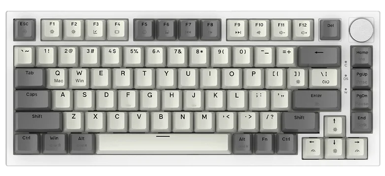 Клавиатура Attack Shark K85 Grey купить,37990