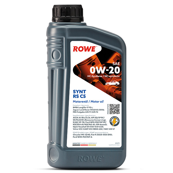 Моторное масло Rowe 0/20 Hightec Synt RS C5 1л купить,NaN