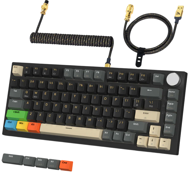 Клавиатура Attack Shark K85 Starry Black купить,NaN