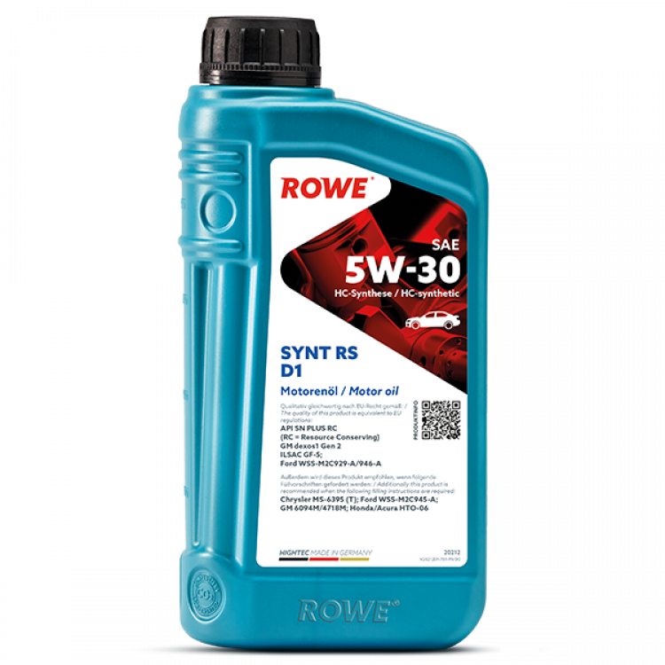 Моторное масло Rowe 5/30 Hightec Synt RS D1 1л купить,NaN