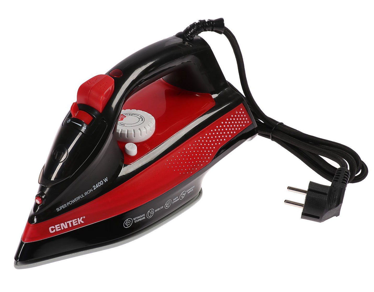Утюг Centek CT-2345 чёрно-красный купить,NaN
