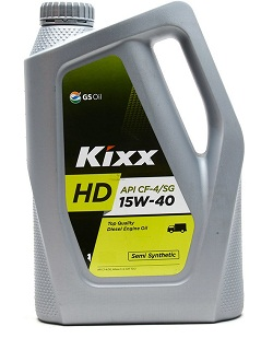 Моторное масло Kixx 15/40 HD (DX5) CF-4/SG Diesel 6л купить,NaN