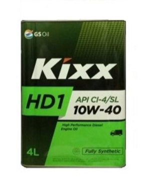 Моторное масло Kixx 10/40 HD1 (DX7) CI-4/SL Diesel 4л купить,NaN