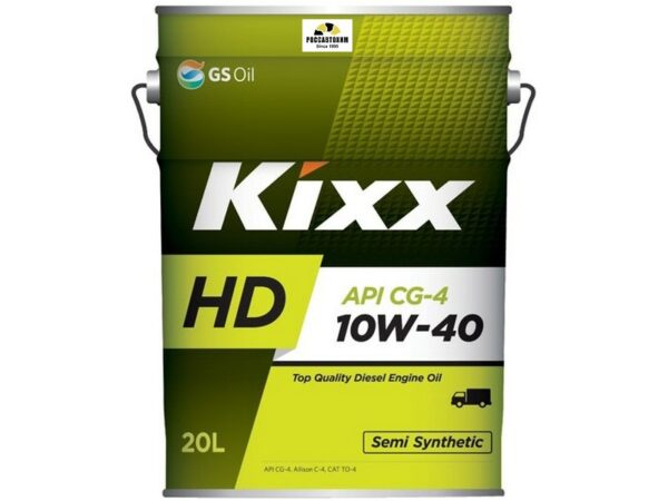 Моторное масло Kixx 10/40 HD (DX5) CG-4 Diesel 20л купить,NaN