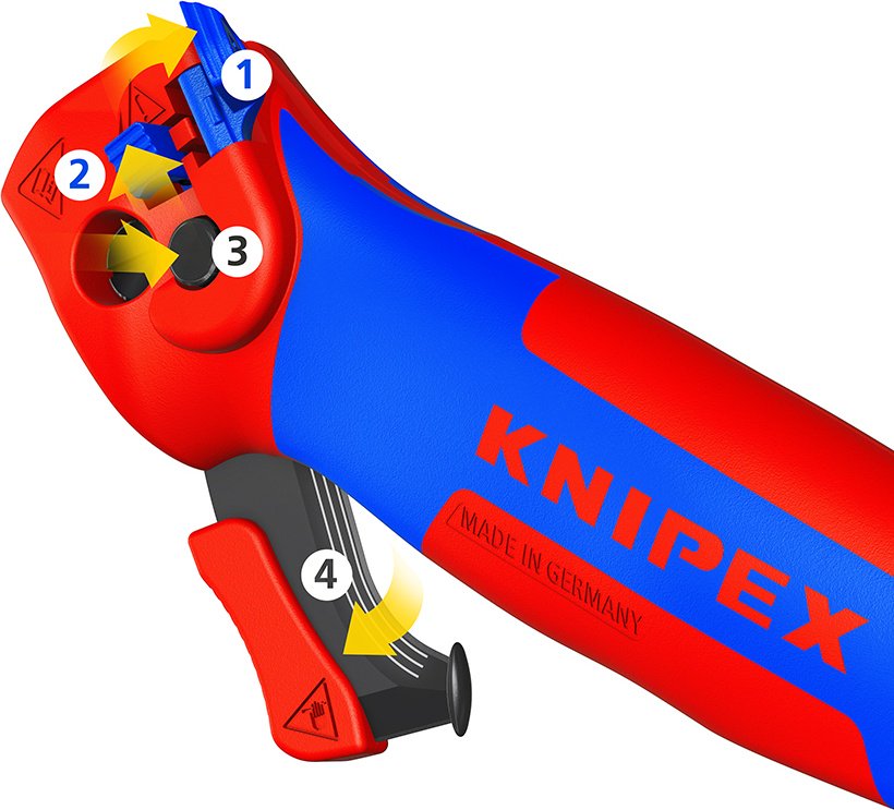 Knipex нож для снятия изоляции 16 50 145 SB 1 шт