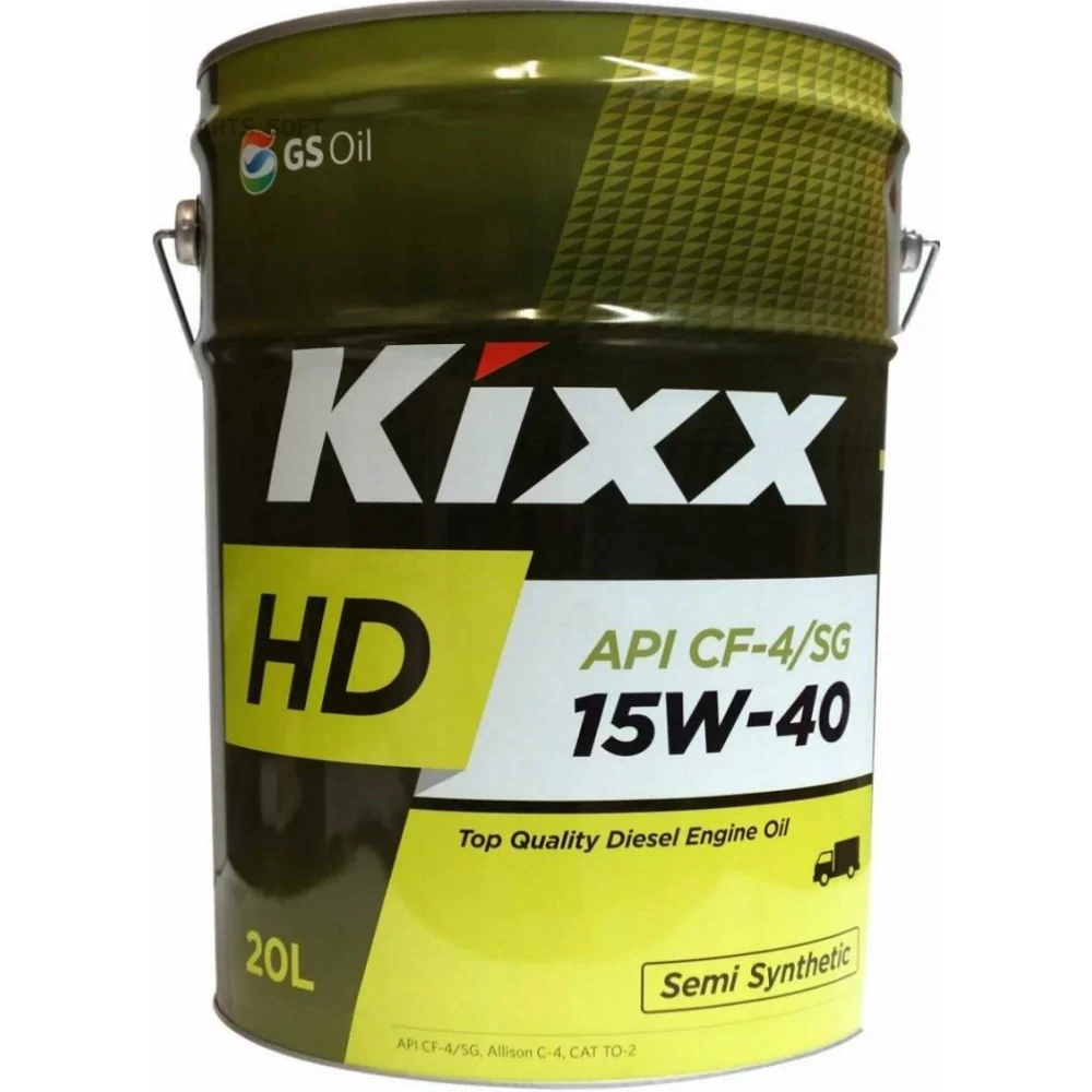 Моторное масло Kixx 15/40 HD (DX5) CF-4/SG Diesel 20л купить,NaN