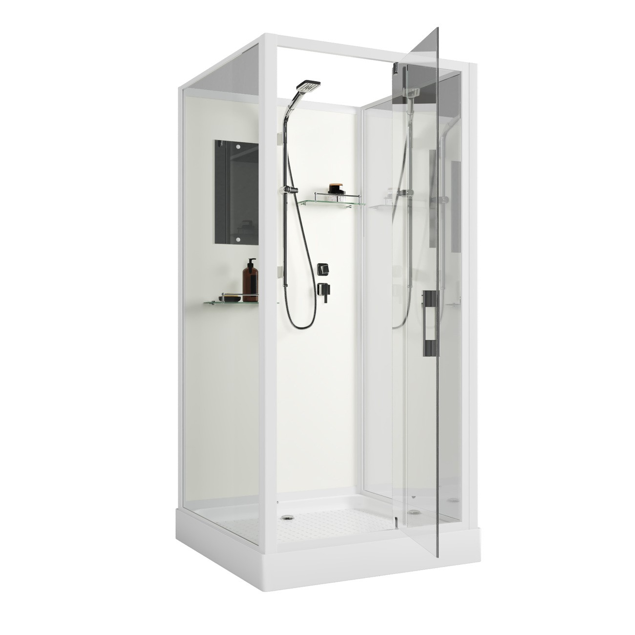Душевая кабина Niagara Standart ST90/15Q/BK 90х90х210см