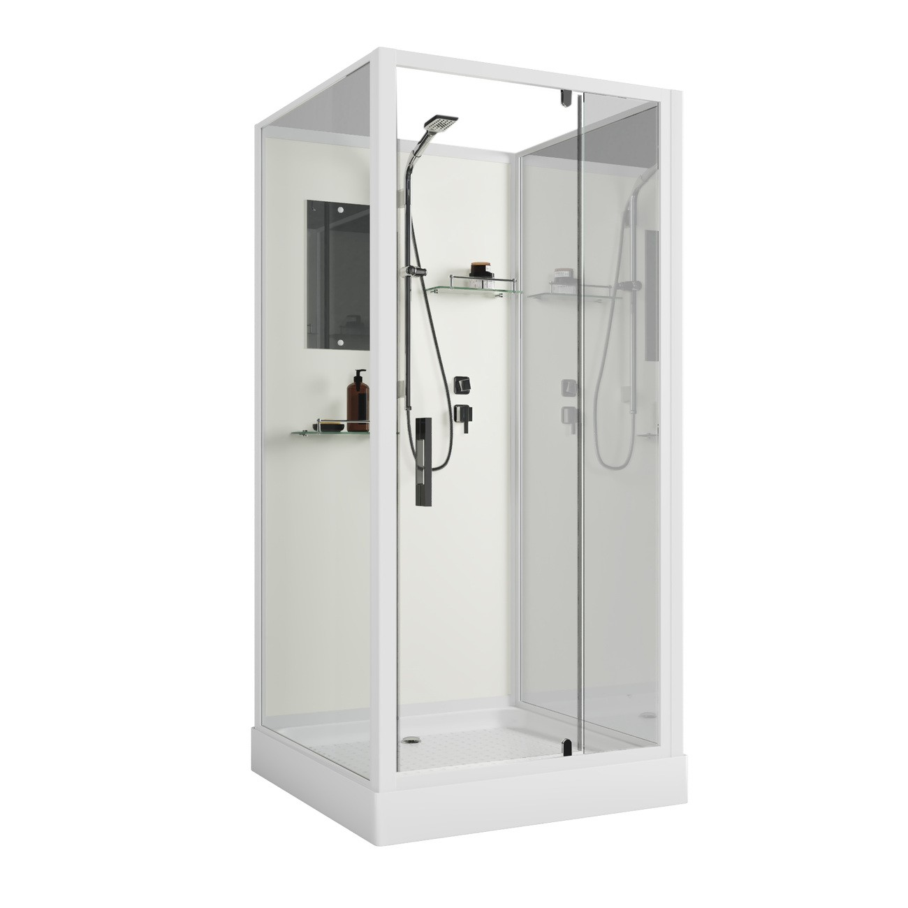 Душевая кабина Niagara Standart ST90/15Q/BK 90х90х210см
