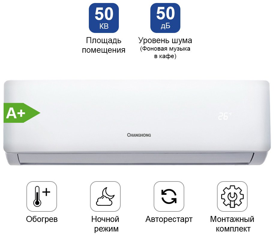 CHANGHONG CHG-18QB белый + монтажный комплект