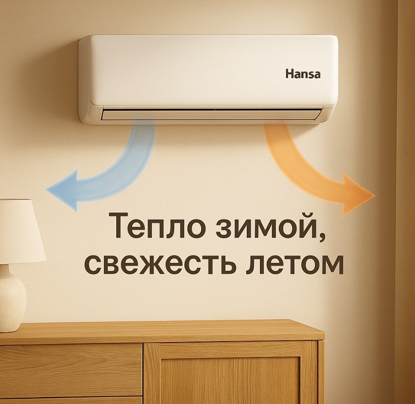 Hansa ACI-09W55 белый + монтажный комплект купить,169830
