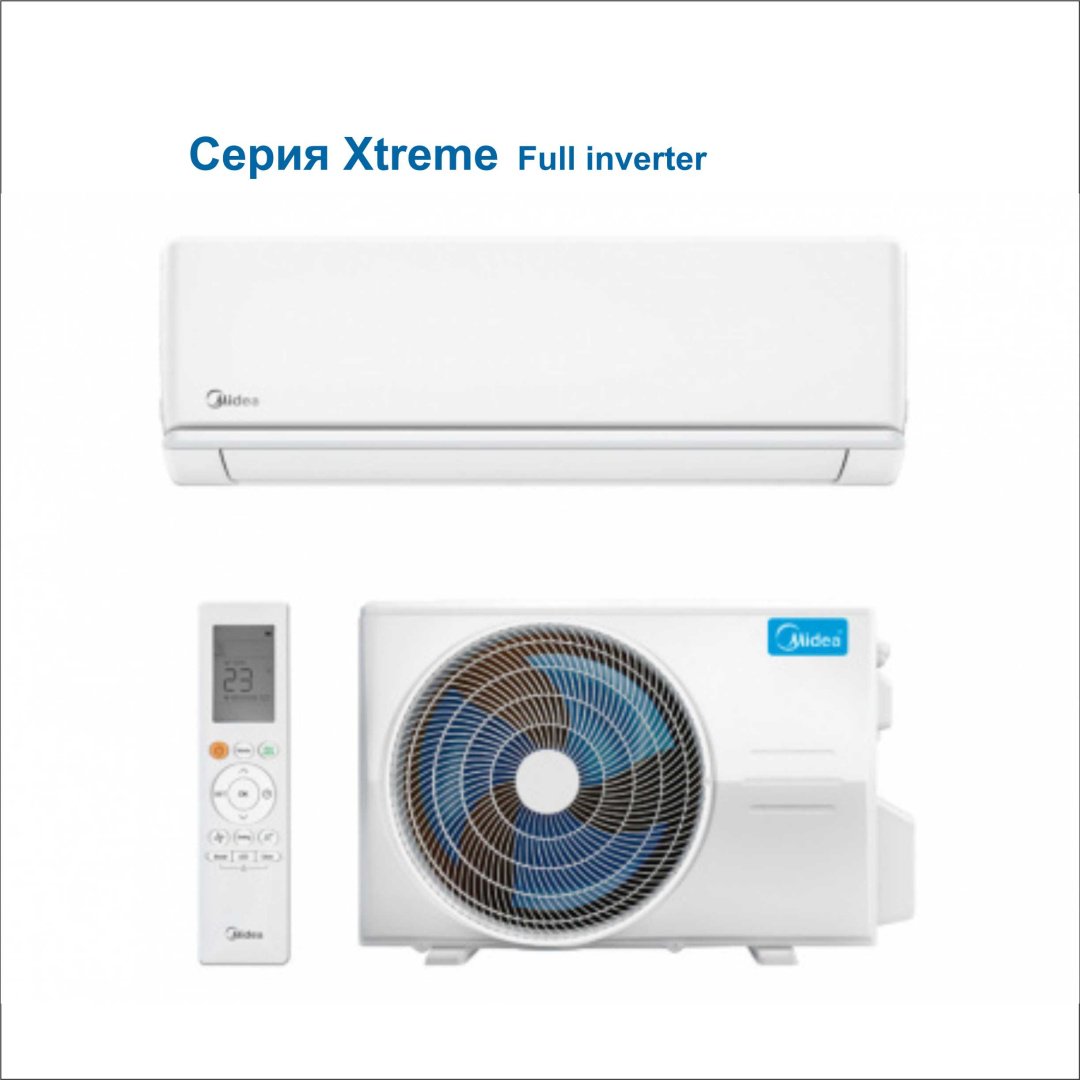 Кондиционер Midea MEGA-12HRFN8 белый купить,NaN