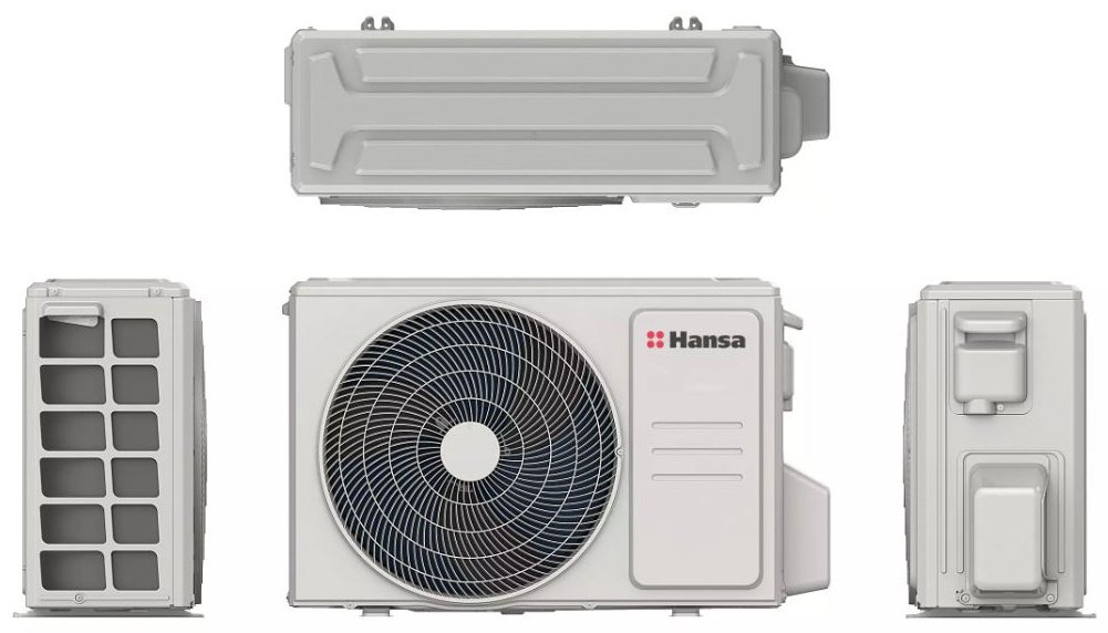 Hansa ACS-12W55 белый + монтажный комплект