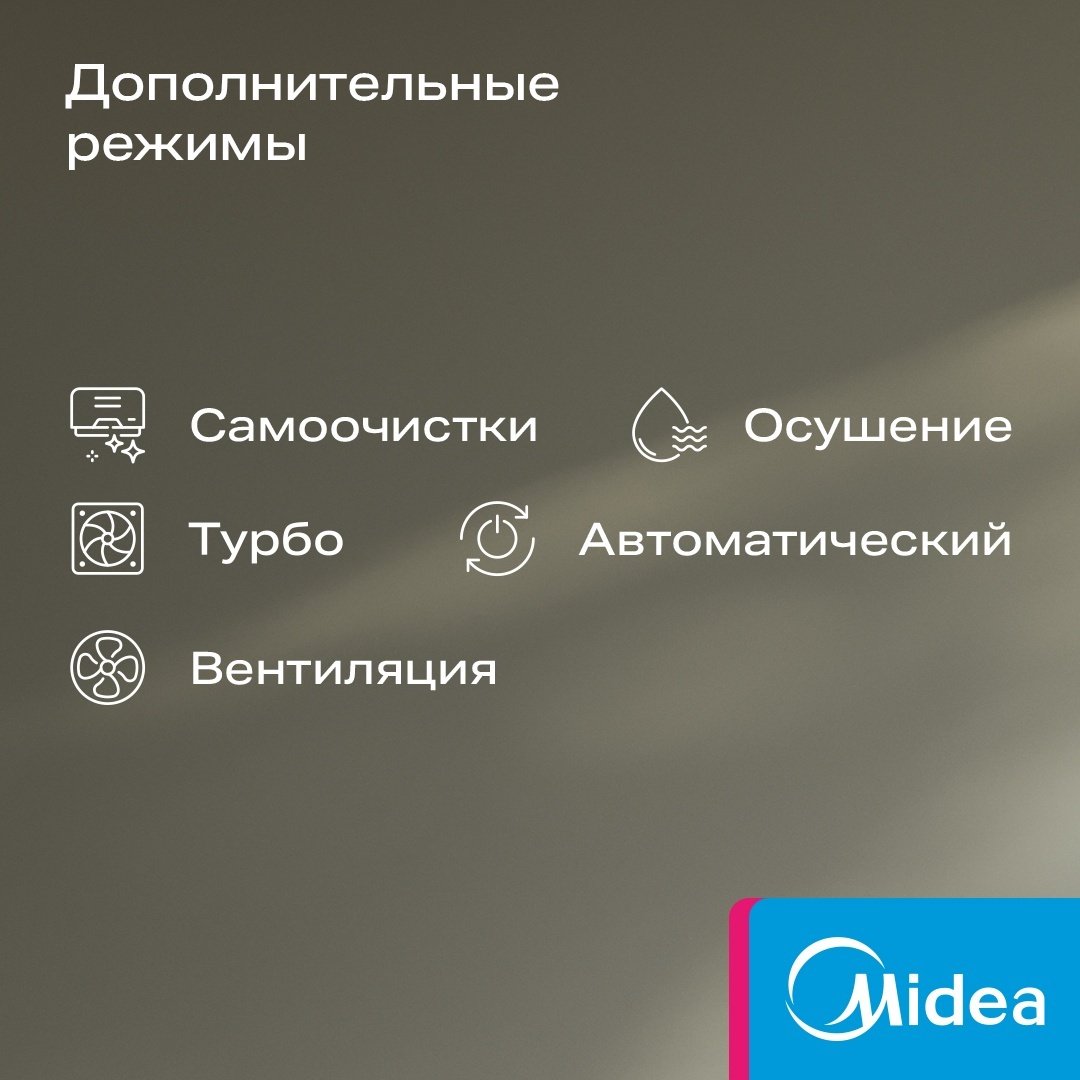 Midea MSAG-12HRFN8 inverter wi-fi белый