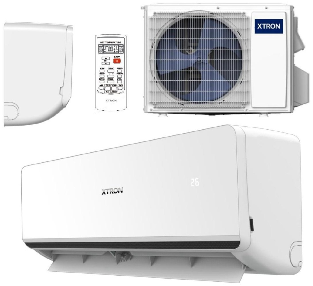 Кондиционер XTRON ASW-H09A4/FPR1 белый + монтажный комплект