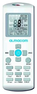 Кондиционер ALMACOM ACH-12QG серый + монтажный комплект