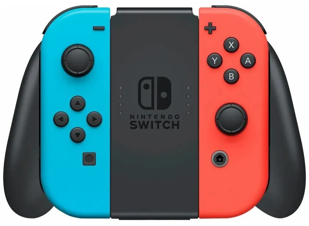 Игровая приставка Nintendo Switch OLED неоновый