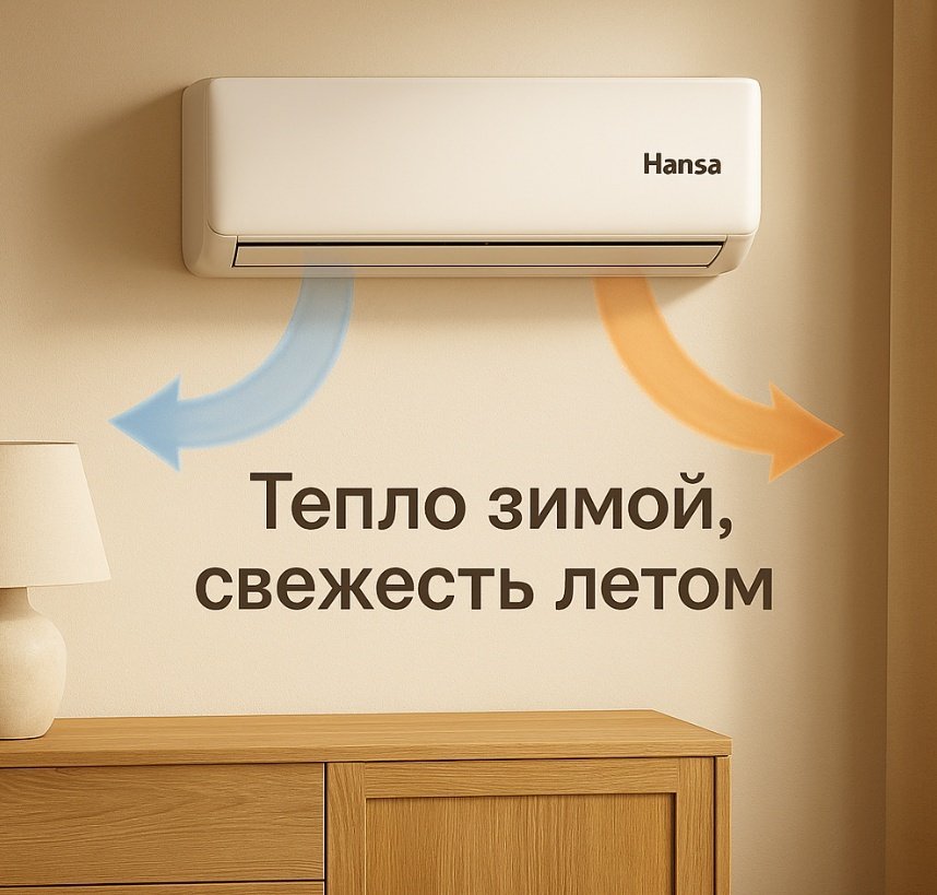 Hansa ACI-12W55 белый + монтажный комплект купить,NaN