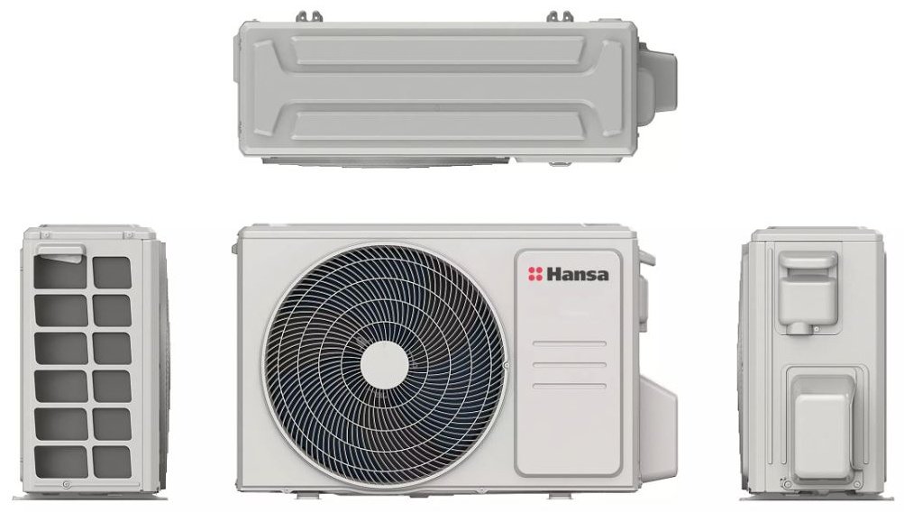 Hansa ACI-12W55 белый + монтажный комплект купить,NaN