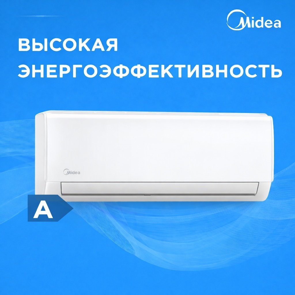 Кондиционер Midea AURORA 2 MSAA-18HRN8 белый + монтажный комплект