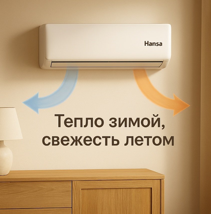 Hansa ACI-24W55 белый + монтажный комплект купить,NaN