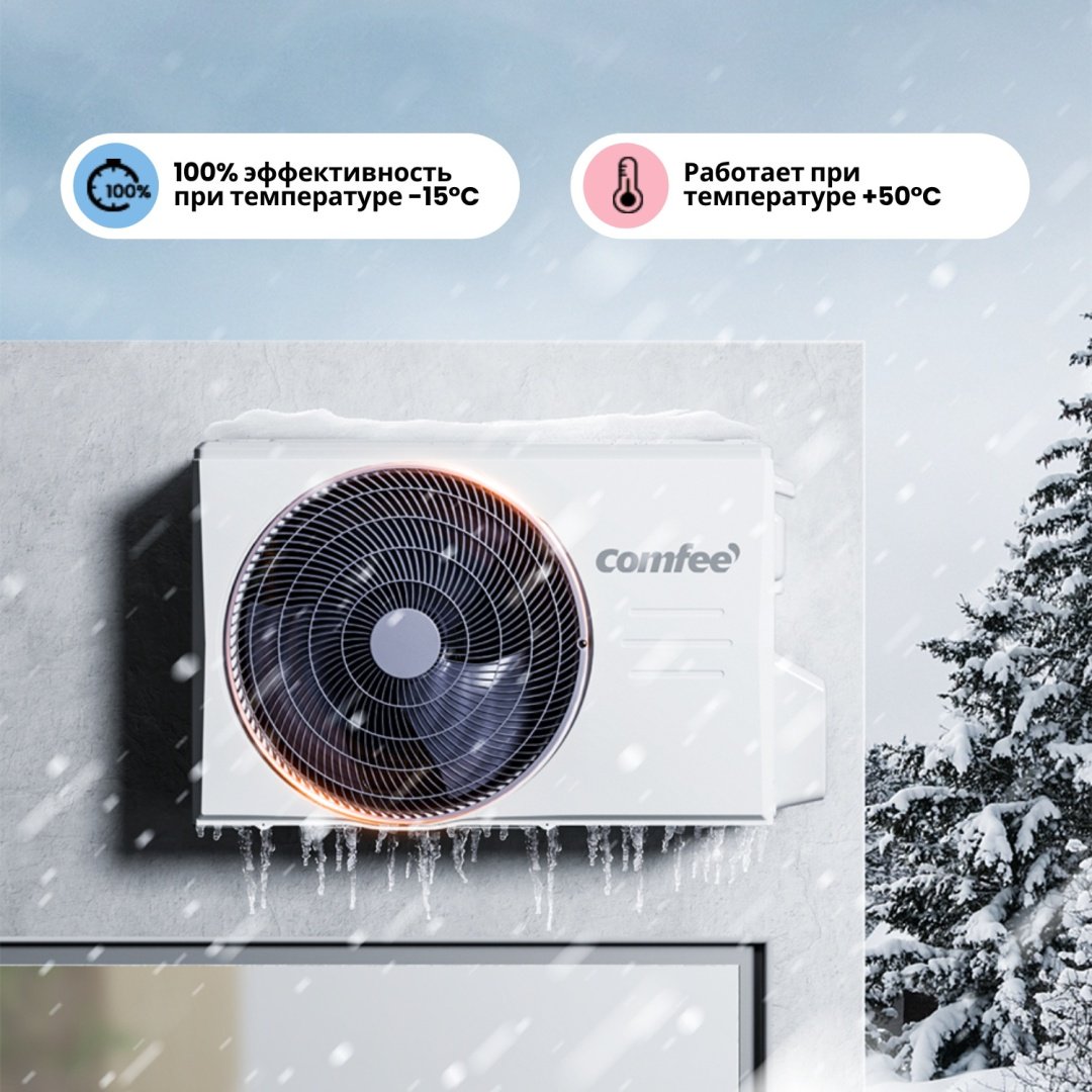 Comfee CMFXT-18-HRFN8-I/CMFXT-18-HRFN8-O золотистый + монтажный комплект