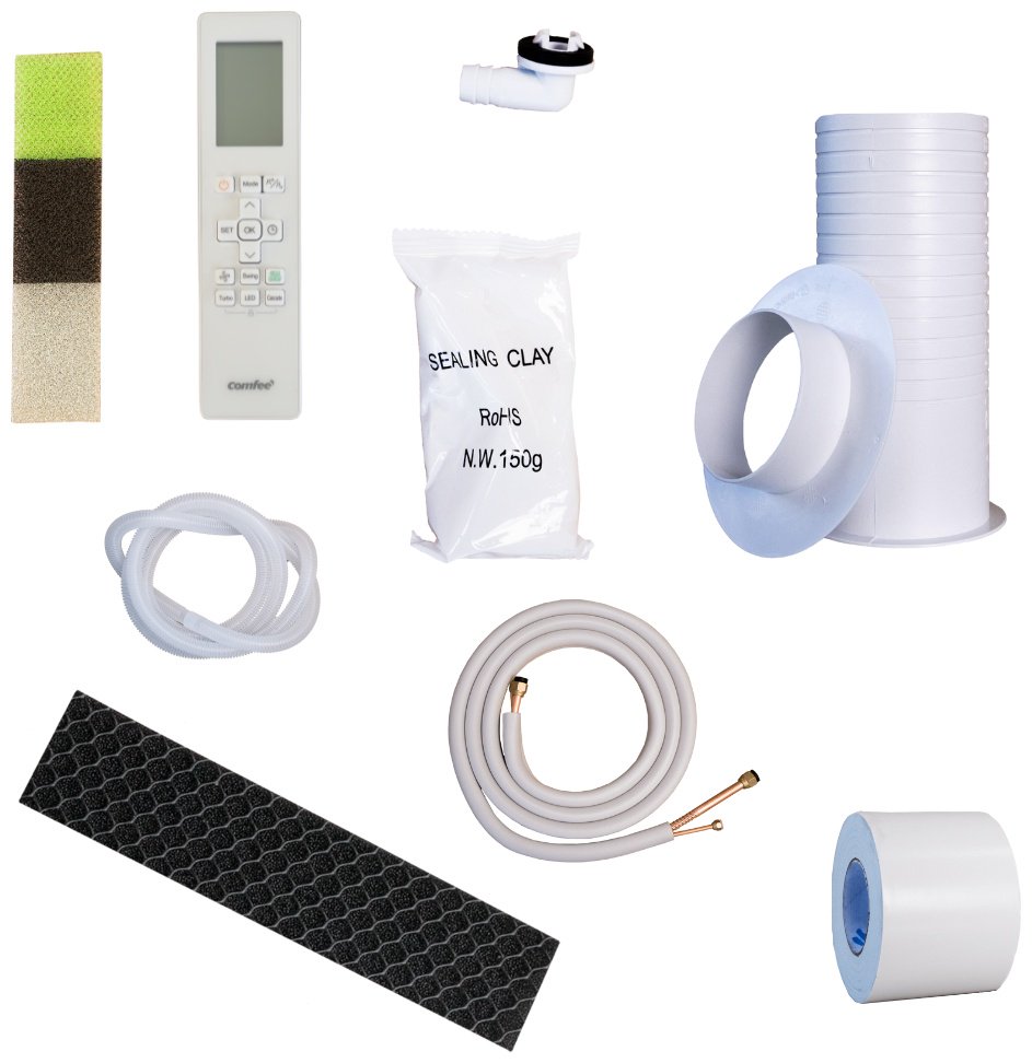 Comfee CMFXT-12-HRFN8-I / CMFXT-12-HRFN8-O золотистый + монтажный комплект купить,NaN