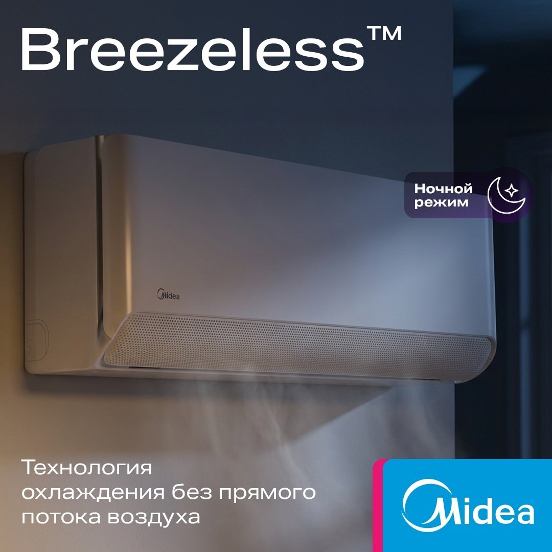 Midea MSCB-24HRFN8 белый + монтажный комплект