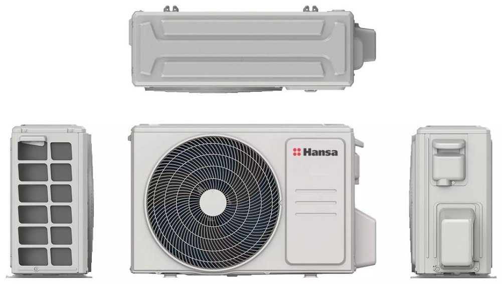 Hansa ACS-18W55 белый + монтажный комплект