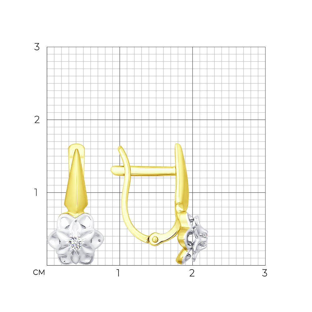 Серьги Sokolov 1020884 2,22гр. купить,369000