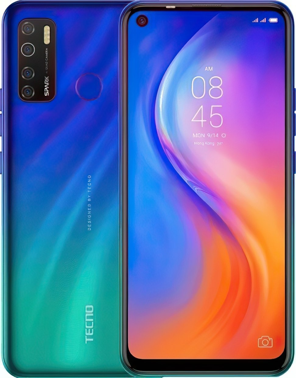 Смартфон Tecno Spark 5 Pro 4/128GB Seabed blue купить,NaN