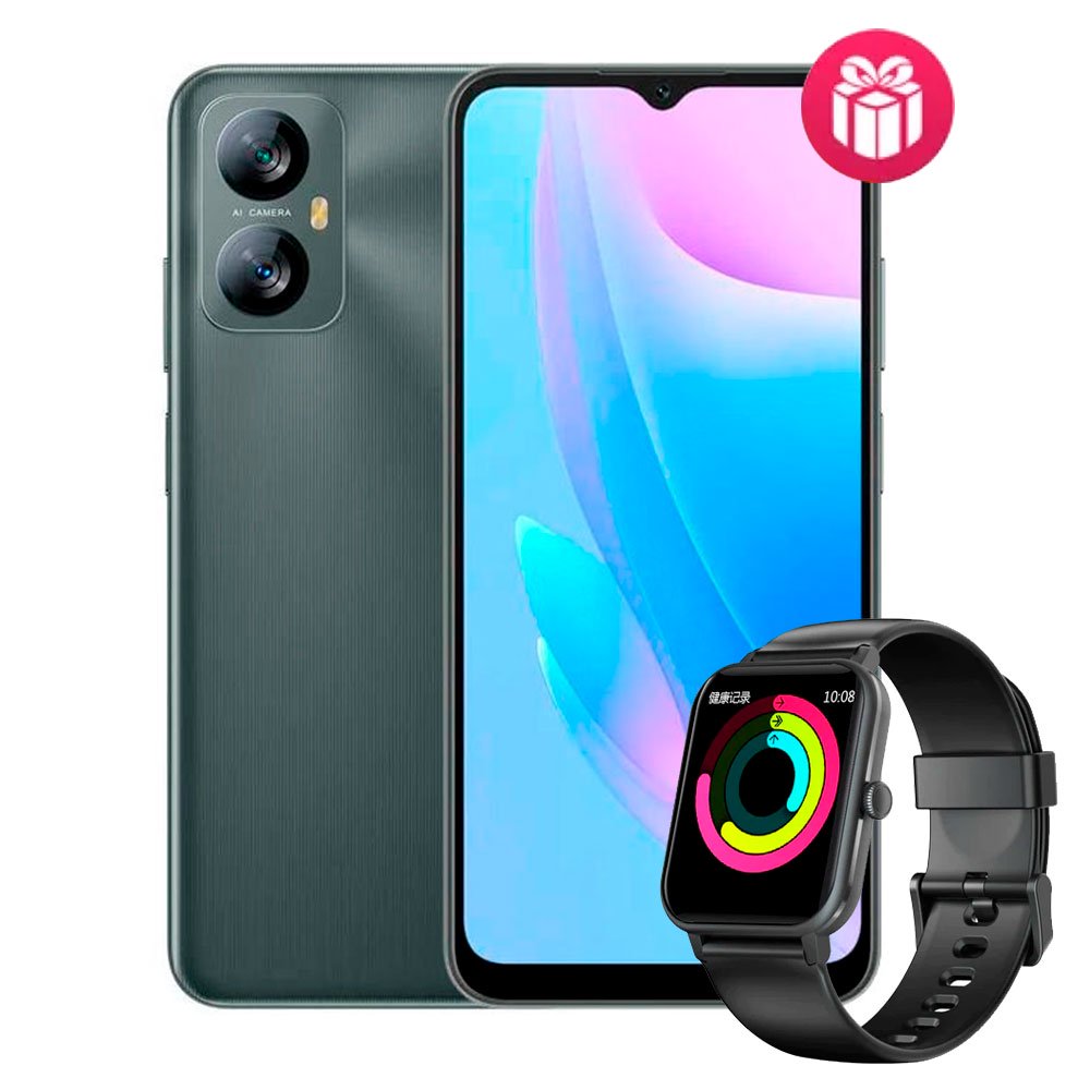 Смартфон Blackview A52 2/32GB Polar Night + Смарт-часы Blackview R3 Max Black купить,NaN