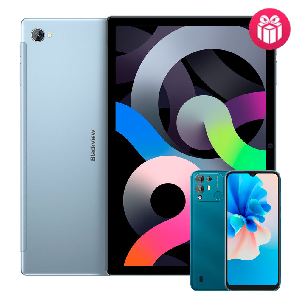 Планшет Blackview Tab 15 Pro 10.5" 8/256Gb Twilight Blue + Смартфон Blackview A55 Pro 4GB 64GB Blue купить,NaN